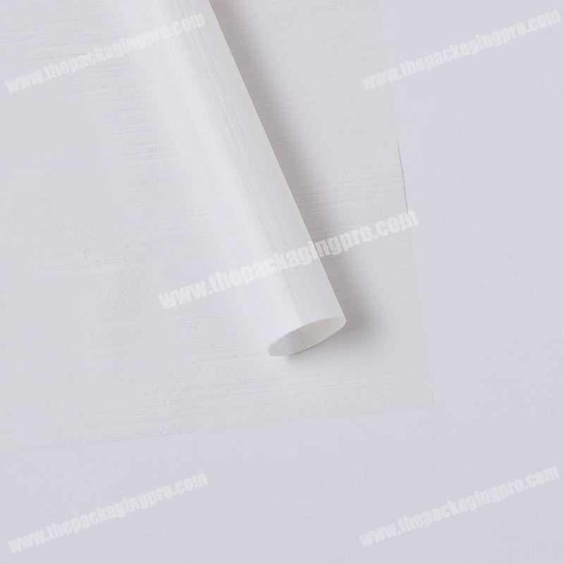 40 Sheets Waterproof Stylish White Flower Wrapping Paper