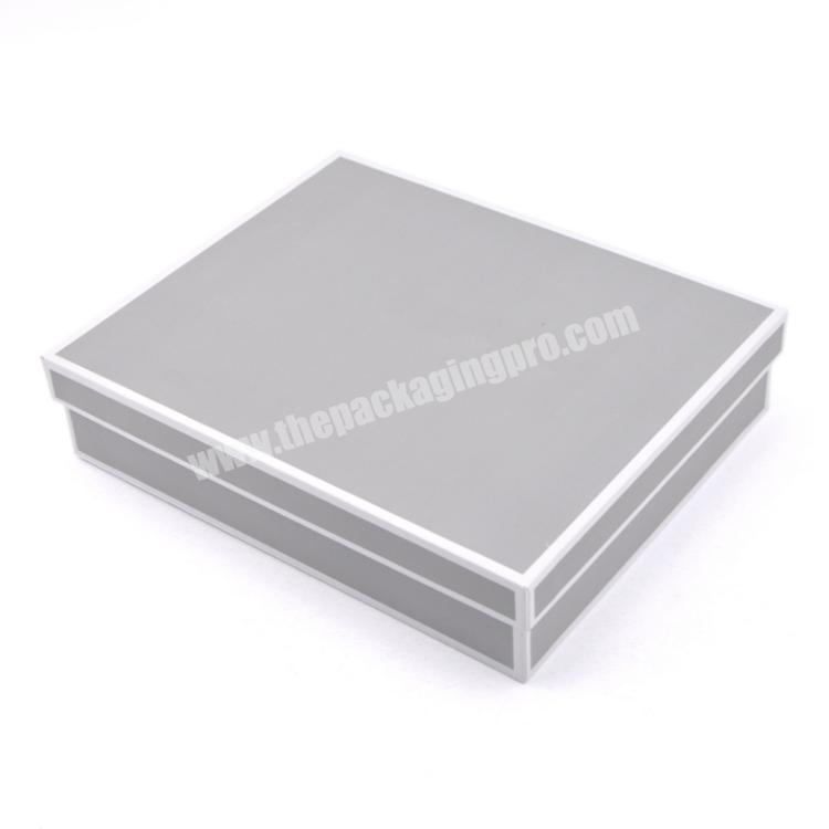 Shipping boxes custom logo cardboard cloth packaging box with lid