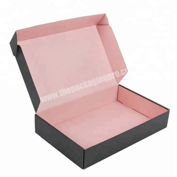 Shipping Cardboard Lingerie Packaging Box Luxury Paper T Box Custom Logo 