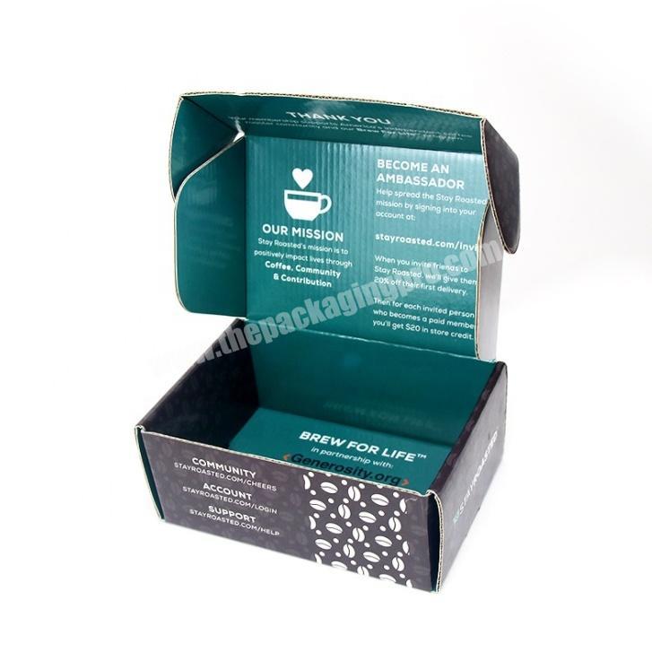 Shipping Mailing Boxes Wholesale Different Sizes Colorful Printing Corrugated Cardboard Custom Mailer Box