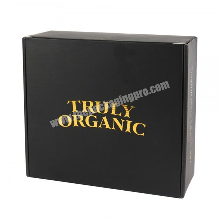 Shipping Supplies And Packaging Large Black Cardboard Shipping Mailing Boxes Custom Logo Ready To Ship