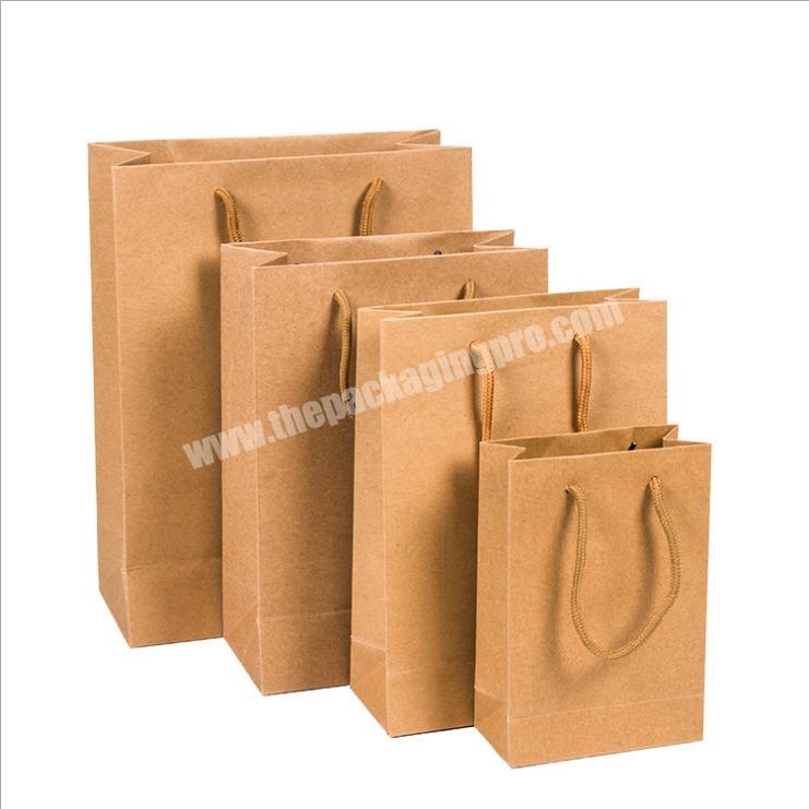 shopping bag paper kraft bag packaging baking bag logo printed