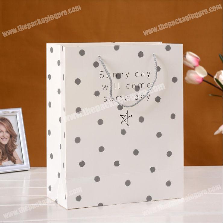 shopping matte luxury paper bag closed