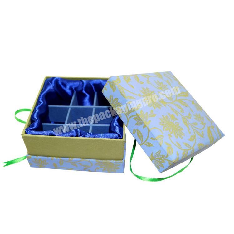 Silk Fabric Material jewelry packaging box custom