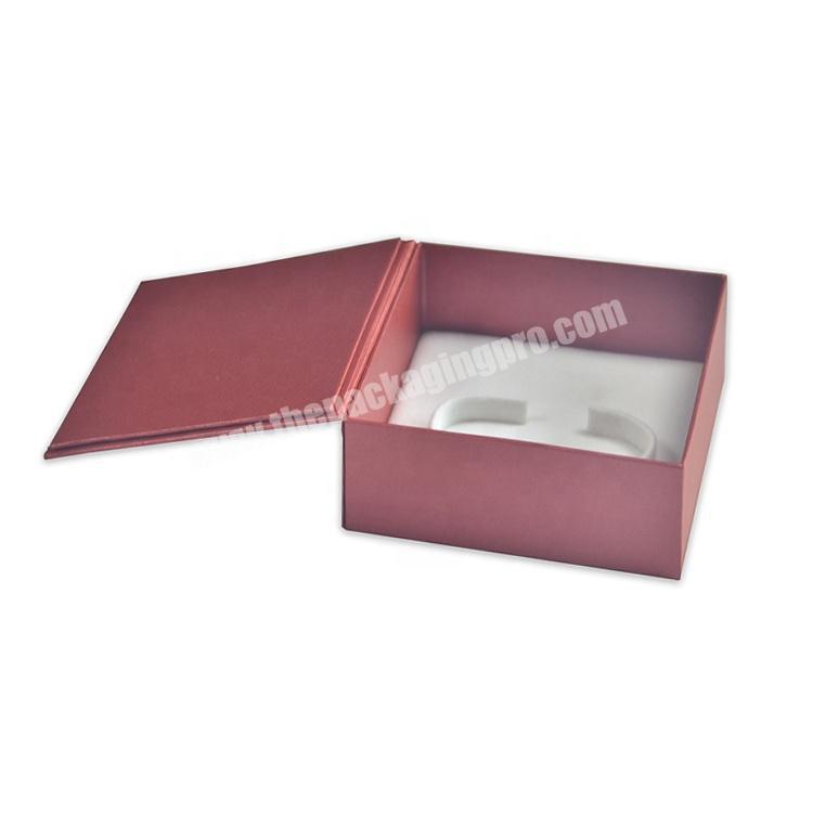 Simple and elegant paper printed cardboard jewelry gift packaging box
