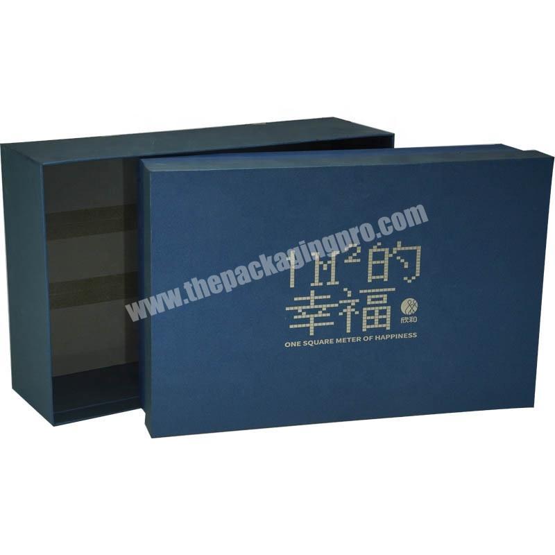 Simple China Manufacture Handmade High Quality Custom Logo Elegant Gift Box
