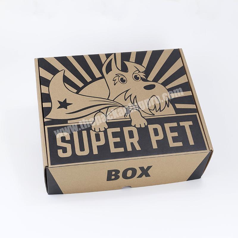 Simple Folded Kraft Paper Packaging Gift Box Shipping BoxCorrugated BoxMailing Box Custom Logo