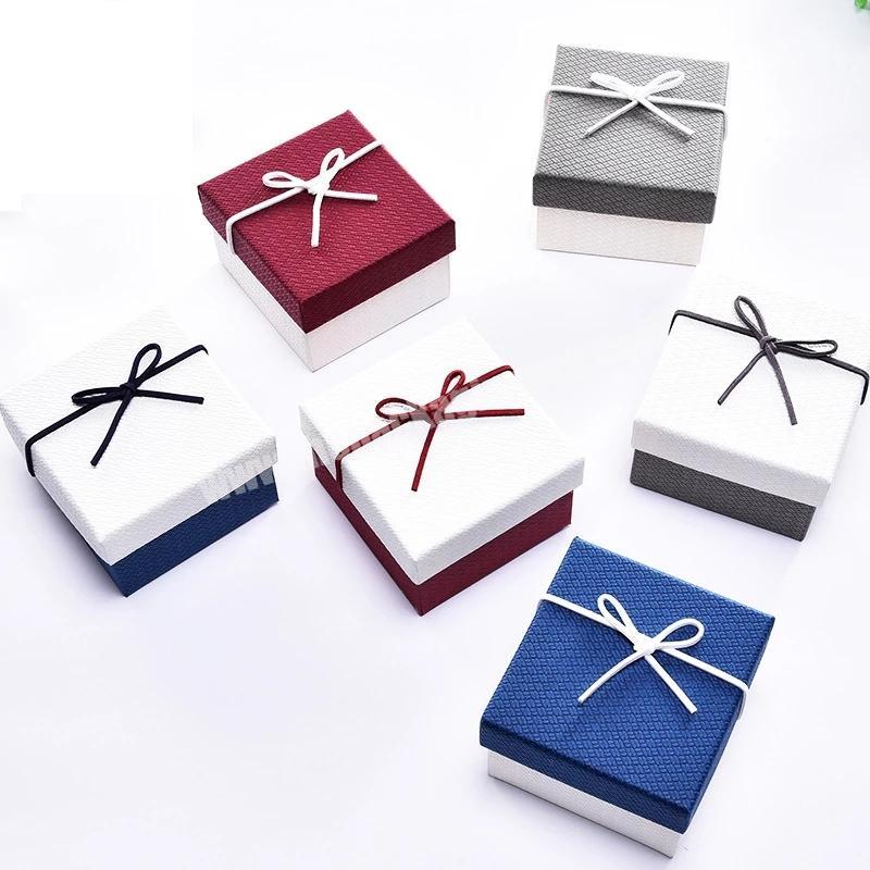 Simple Jewelry Gift Box Earrings Necklace Pendant Display Box Watch Beauty Jewelry Box