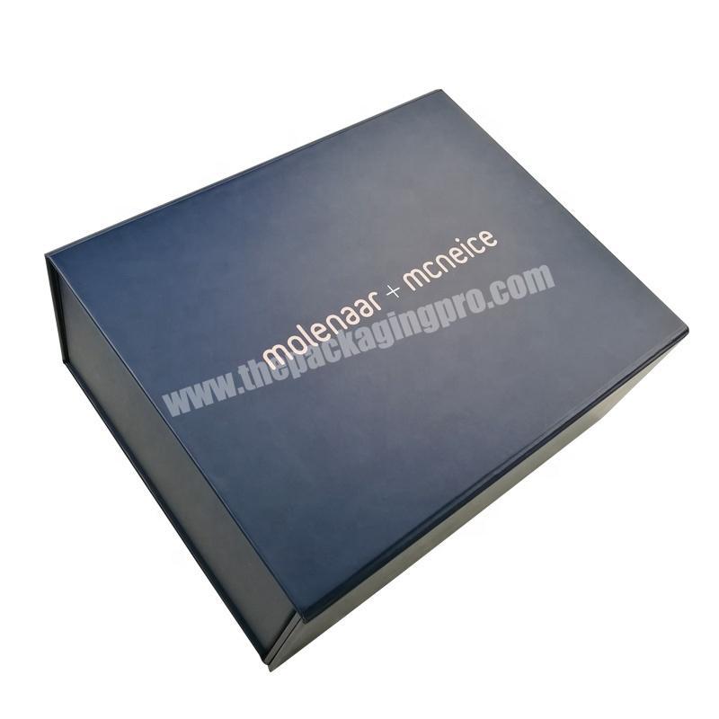 Single Blue Satin Matt Printed Cardboard Box In Foldable Packing