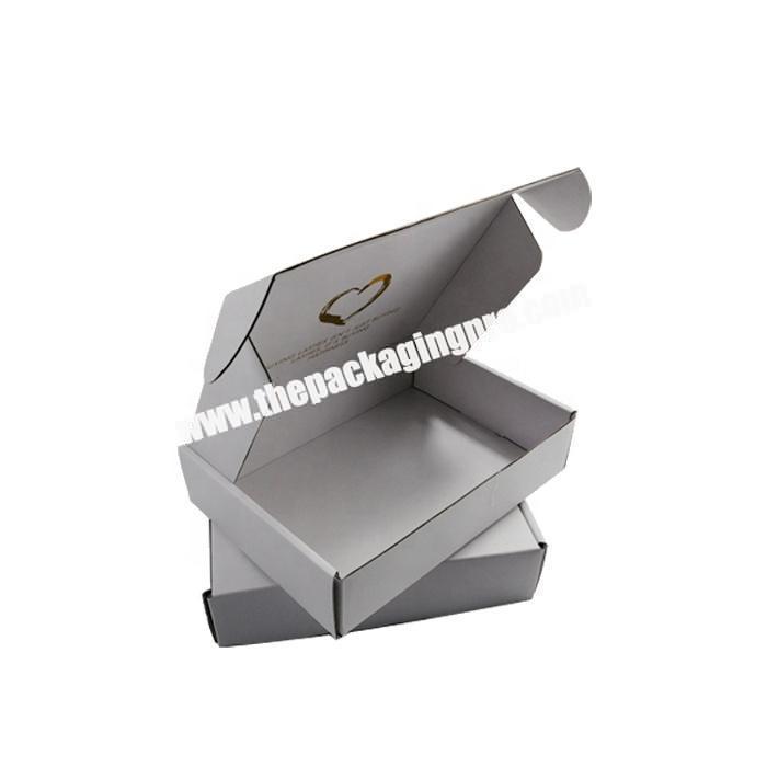 Single wall corrugated paper tuck top mailer box die cutting corrugated box