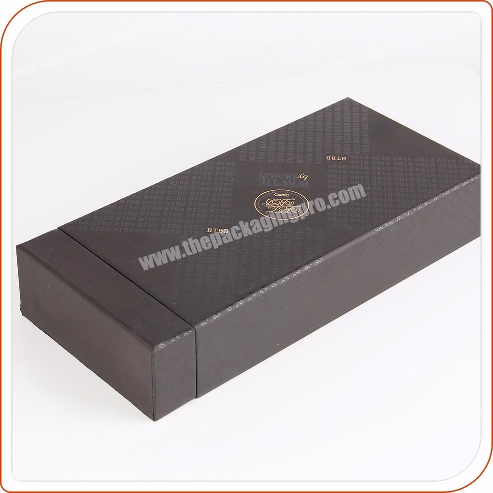 sliding drawer cardboard paper packaging gift box with foam insert