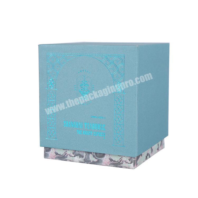 Small business wholesale MOQ 300pcs candle cardboard packaging box