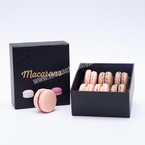 Small Cute Flower Cookie Biscuit Macaron Chocolate Box Packaging with Clear Window