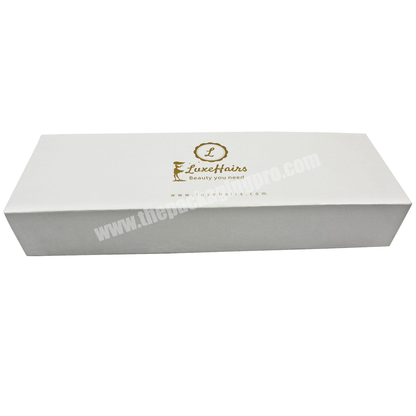 Small Gift Box Foldable Carton White Box Magnetic Closure for Scarf
