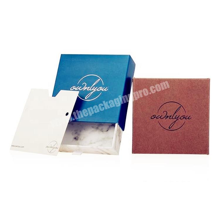 Small Matte Jewelry Cardboard Paper Drawer Gift Box