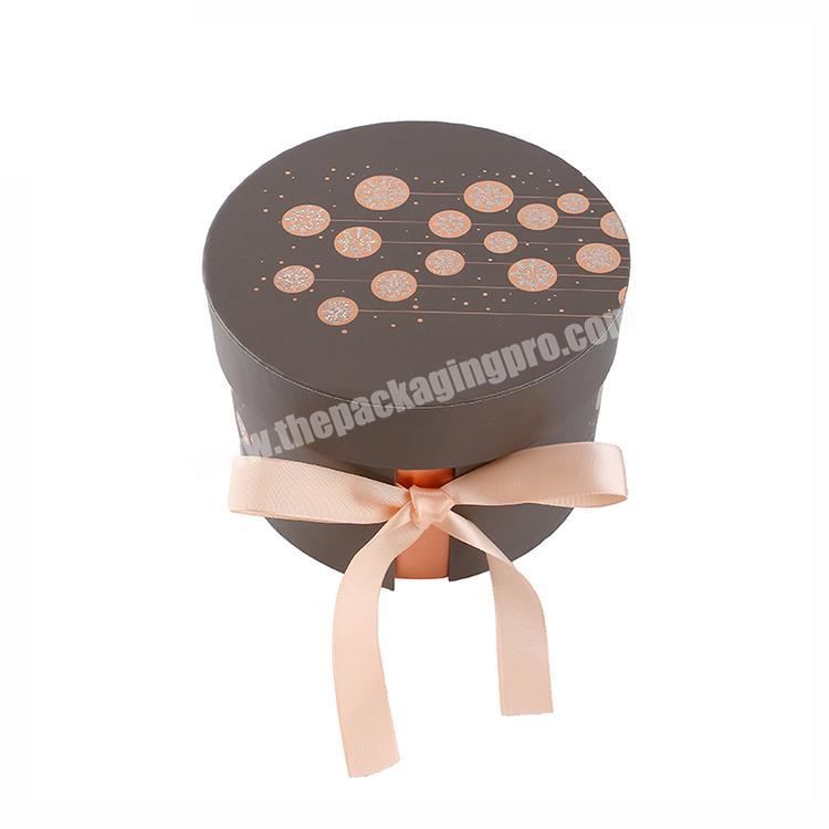 Small Round Cylinder Cardboard Packaging Paper Shape Box Gift