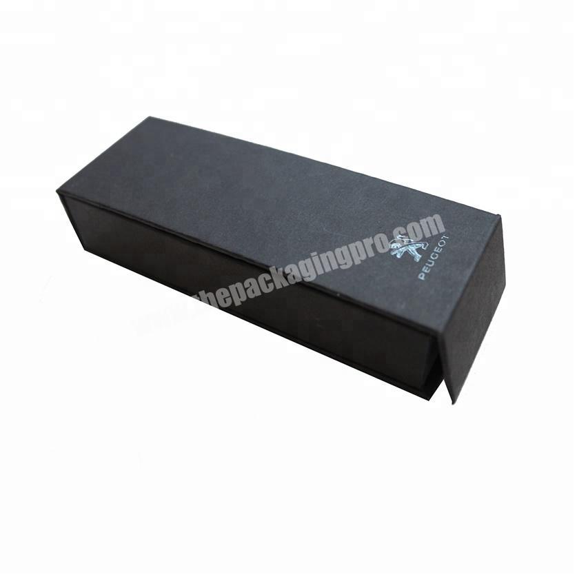 Small size black paper watch packaging gift box