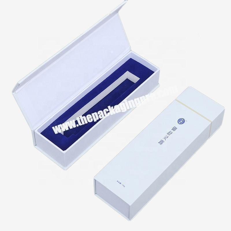 Small Size New Design White Skin Care Lotion Packaging Box Students Pencil Fountain Pen Gift Boxes book shaped