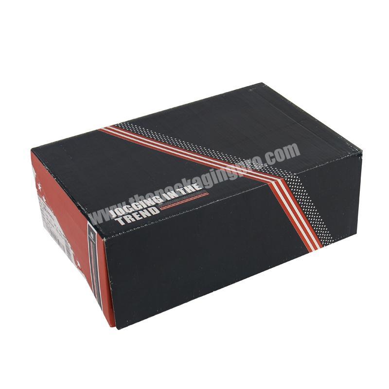 Sonpha Custom Printed With Logo Corrugated Paper Folding Packaging Shoe Box