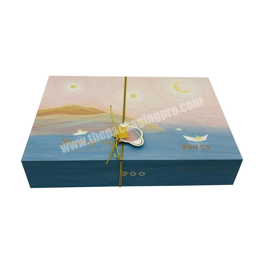 special best sell silk luxury decorative Christmas cookie box
