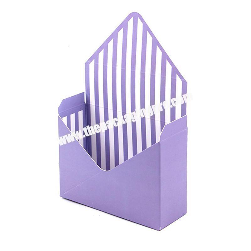 Special Design Envelop Shaped Boxes Luxury Packaging Flower Box Fresh Flower Storage Boxes