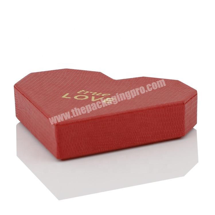 Special Paper Cardboard Empty Lovely Heart Shaped Gift Box With Lid
