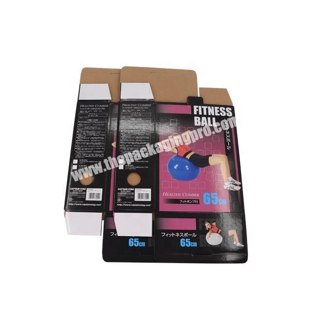 Sports  fitness ball  colorful corrugated box Product display box retail box packaging