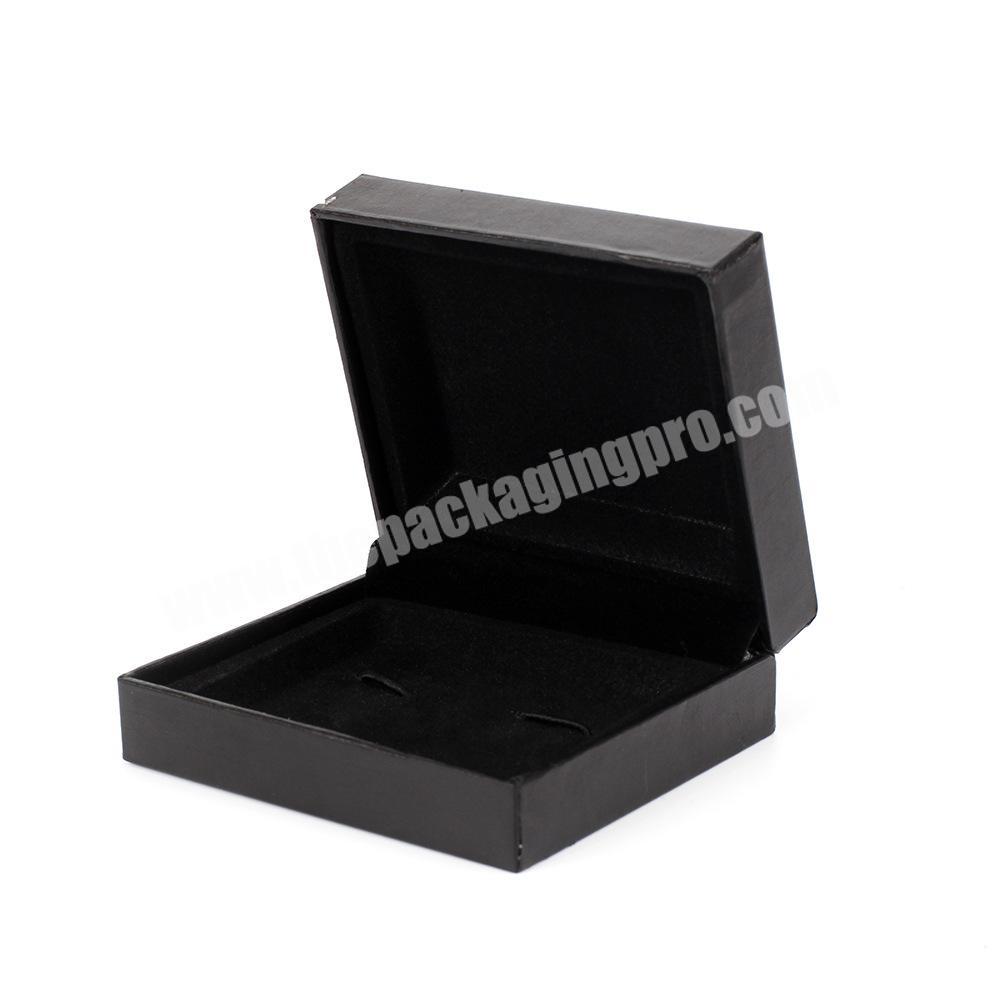 Spot wholesale clamshell cufflink genuine cuff packing box boutique packing  jewelry box