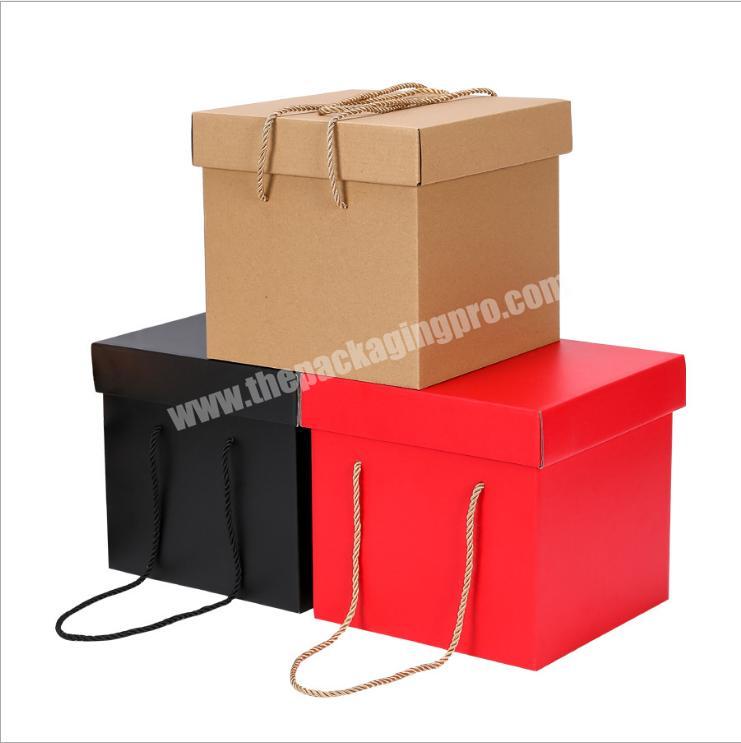 Square gift box Airdrop box Wedding Candy box portable wholesale