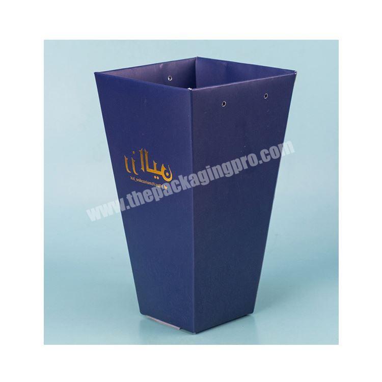Square paper flower box art paper matt gift box