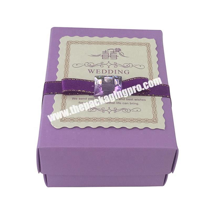 Square paper gift candle set packaging box with simple design