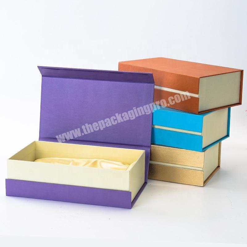 square shape closure packaging wholesale cheap custom magnetic gift box