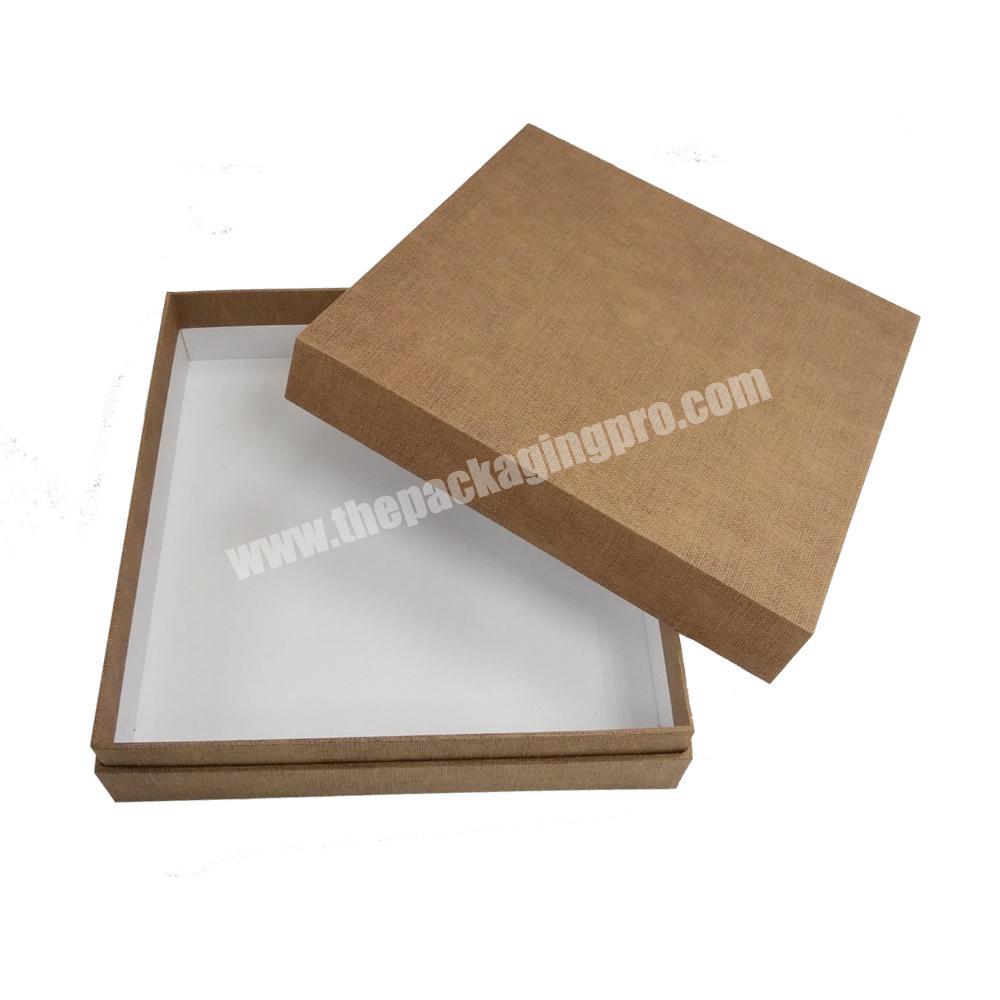 square shape hot stamping custom gift boxes with lid