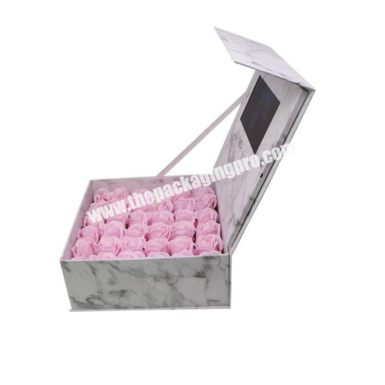 stock lcd flower box lcd gift box with lcd