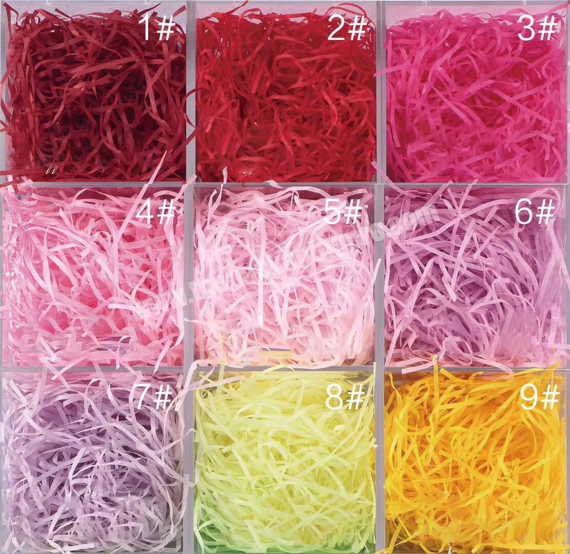 Stuffing paper shredded tissue paper with more than 50 colors