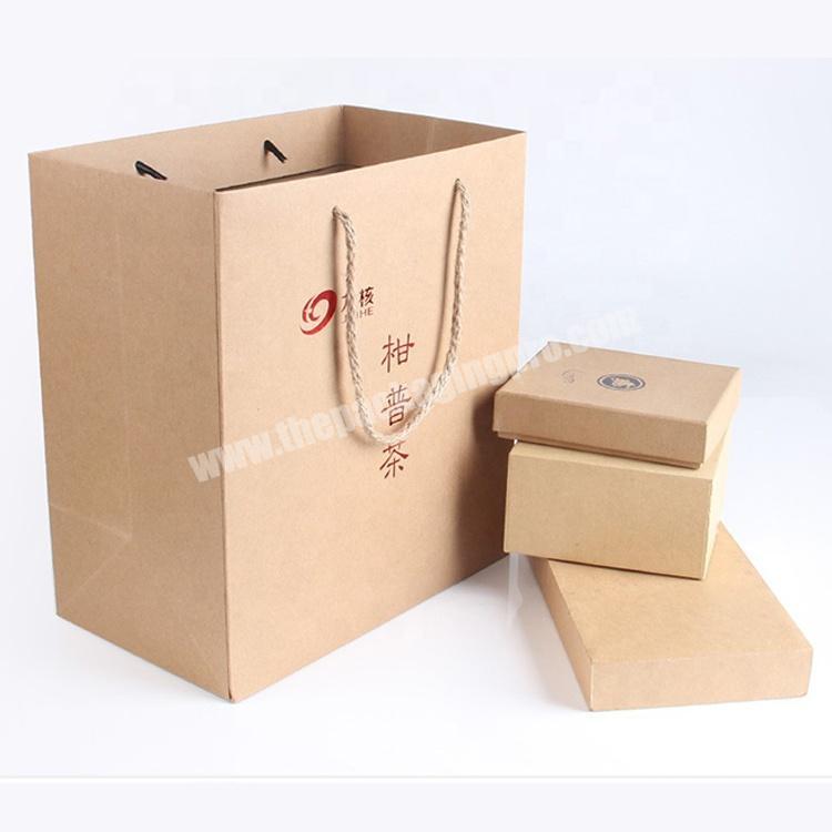 stylish wholesale kraft a4 cardboard boxes for tea packaging
