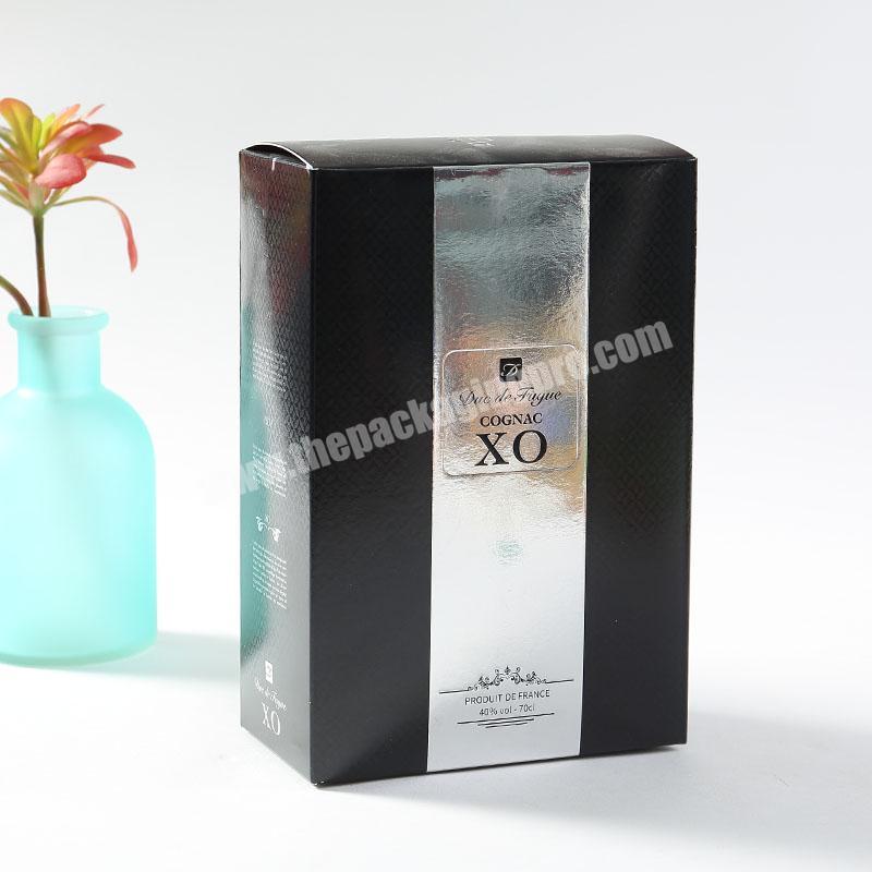 sublimation wine box cardboard printing  single bottles Wine packaging paper box for wine