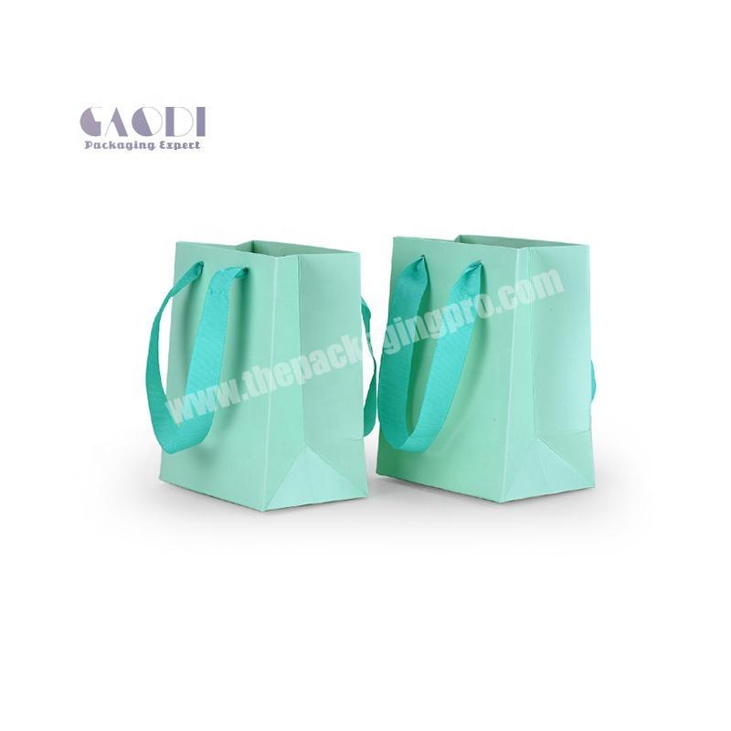 Sun Nature High Quality Cosmetics Perfume Shopping Packaging Luxury Paper Bags With Your Own Logo
