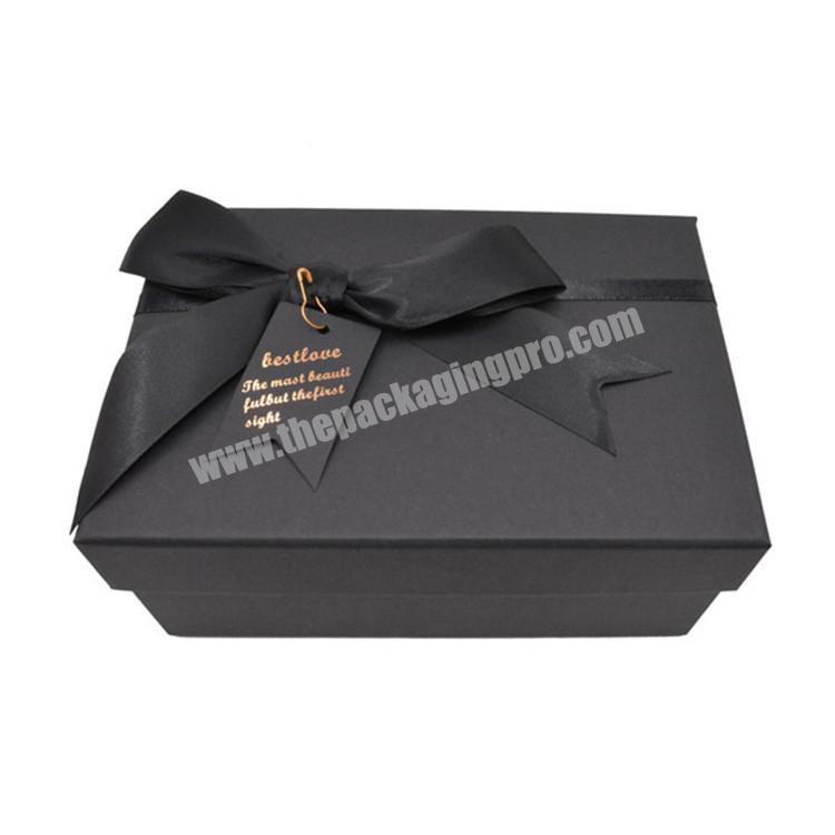 Super quality custom two piece paper gift box wholesale shampoo bottle gift packaging box lid and base paper box