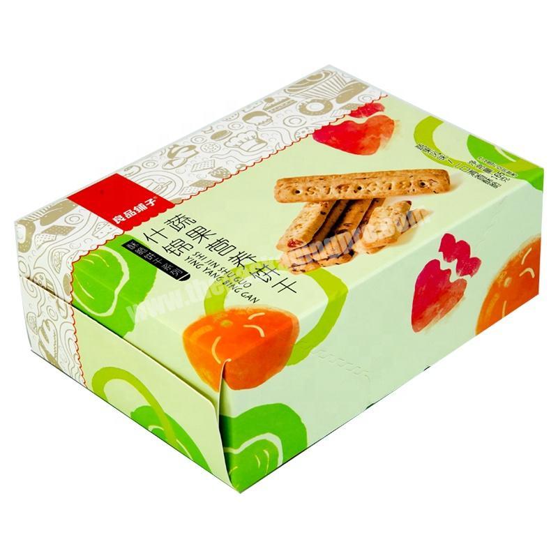 Sweet Design Fashion Recycled Paper Type Folding Environmental Protection Custom Cookie Box