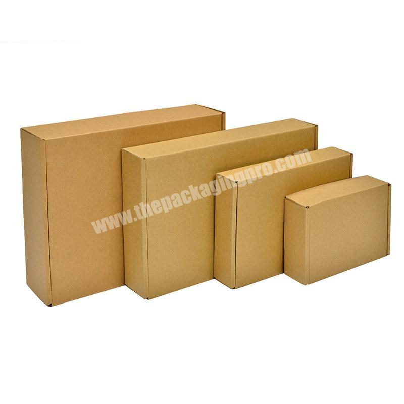 Taffee Colorful Suit Simple Square Shipping Paper Large Size Baby Shower Corrugated Camera Packing E Flute Store Packaging Box