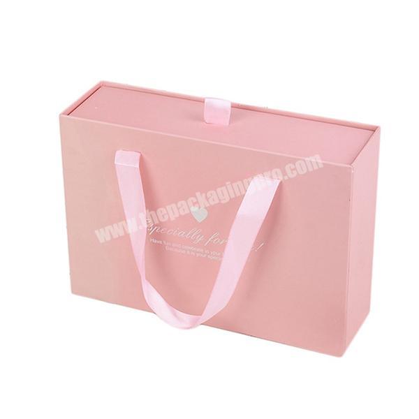 The Newest Factory Directly Supply Custom Gift Box With Lid And Ribbon Tie Closure