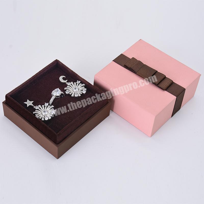 the newest packaging boxes jewelry gift boxes  for jewelry velvet