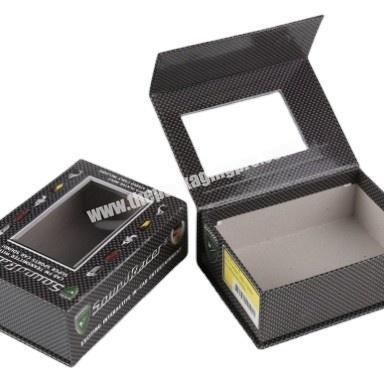 Thin magnetic cardboard phone case box print package box earphone