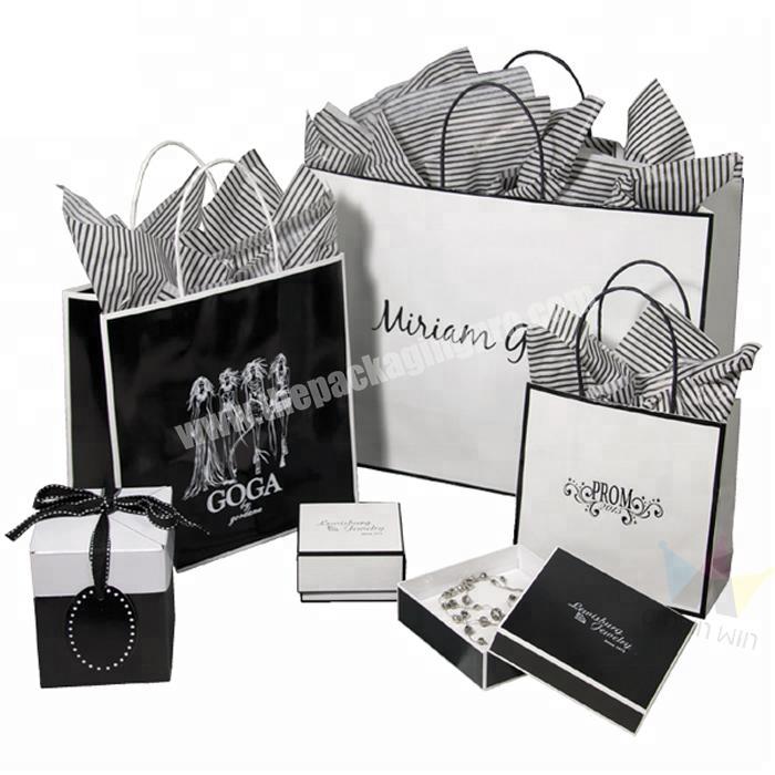 Three Size Online Shopping Paper Gift Bag For Women Jewelry