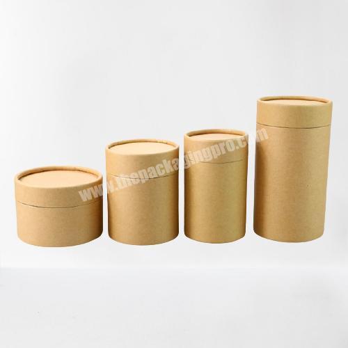 Top quality brown kraft paper tube,cylinder box,fancy round box
