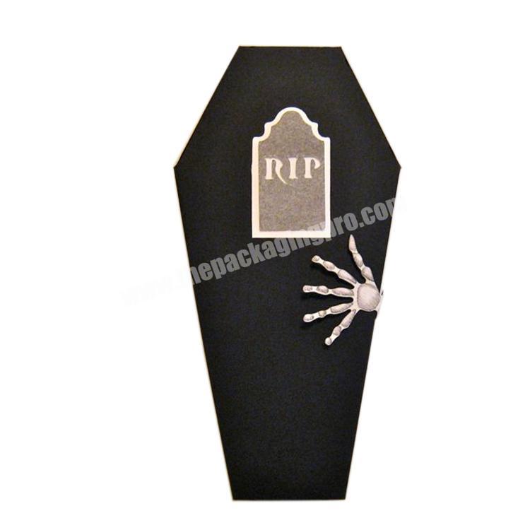 Top quality cardboard coffin packaging box for gift