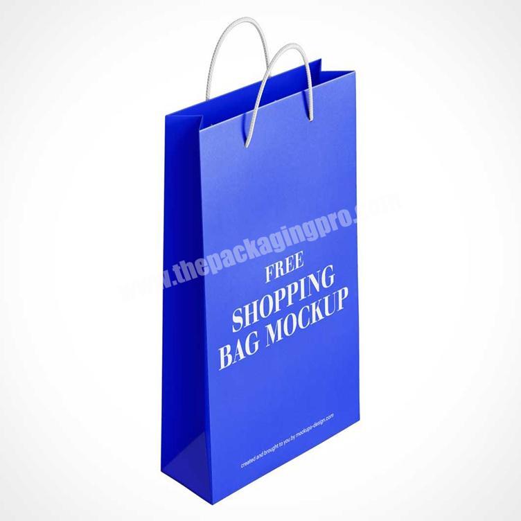 Top Quality China Customized Large Paper Packing Bags With Pp Handle
