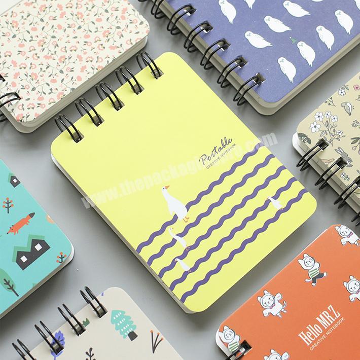 Top quality custom print small pocket paper spiral notebook