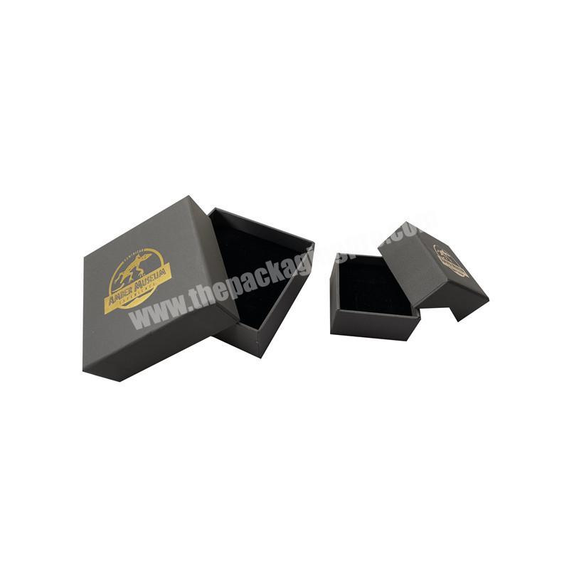 top quality hot sale black custom jewelry box